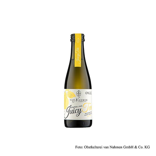 Sparkling Juicy Tea hvid te - Tahiti vanilje-kvæde, van Nahmen, økologisk, 200 ml