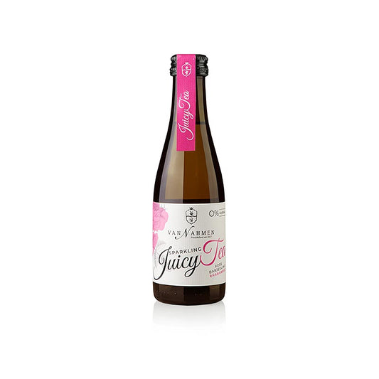 Sparkling Juicy Tea Rose - Darjeeling Tea - Rhubarb, van Nahmen, økologisk, 200 ml