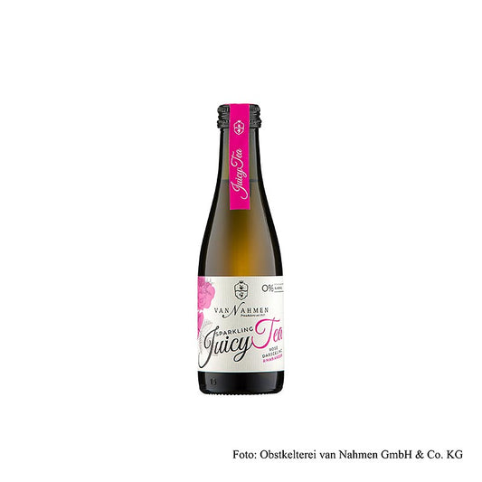 Sparkling Juicy Tea Rose - Darjeeling Tea - Rhubarb, van Nahmen, økologisk, 200 ml