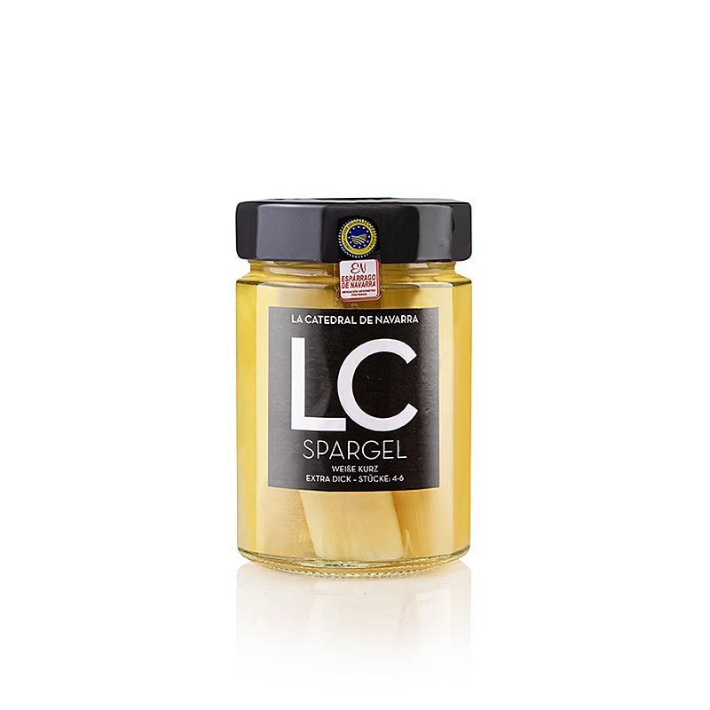 Espárragos de Navarra - Asparges, syltede, 4-6 stykker, DOP/BGB, LC, 335 g