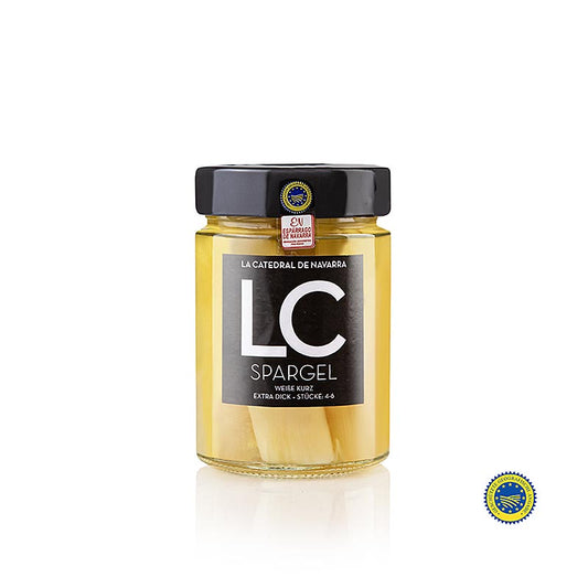 Espárragos de Navarra - Asparges, syltede, 4-6 stykker, DOP/BGB, LC, 335 g