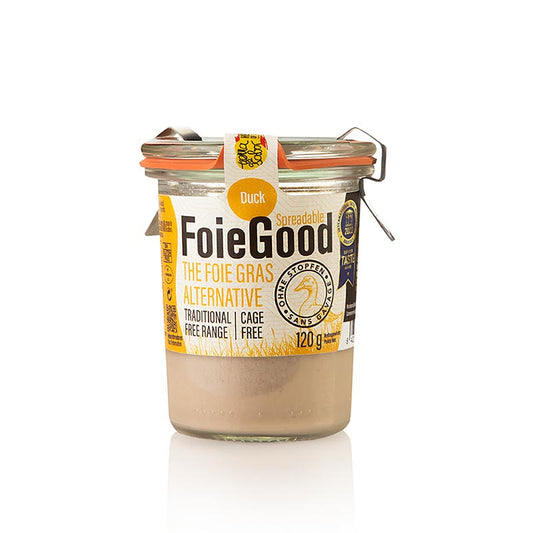 Andeleverpaté/smørepålæg, FoieGood (uden prop), 120 g