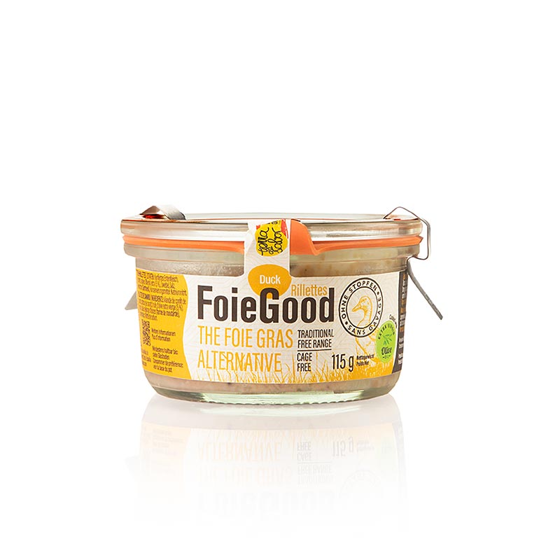 Andelever rillette, (uden prop) FoieGood, 115 g