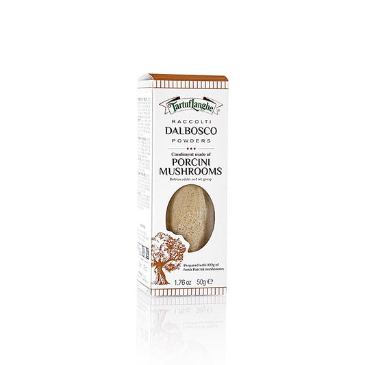 DALBOSCO® Porcini-svampepulver, krydderi med porcini-svampe, Tartuflanghe, 50 g