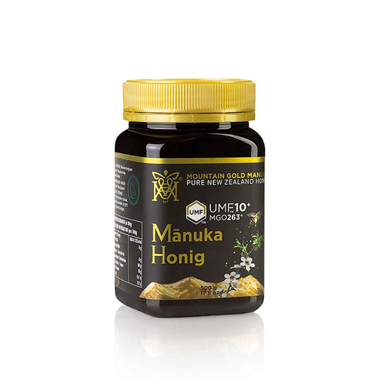 Manuka-honning UMF-certificeret, 10+, MGM New Zealand, 500 g