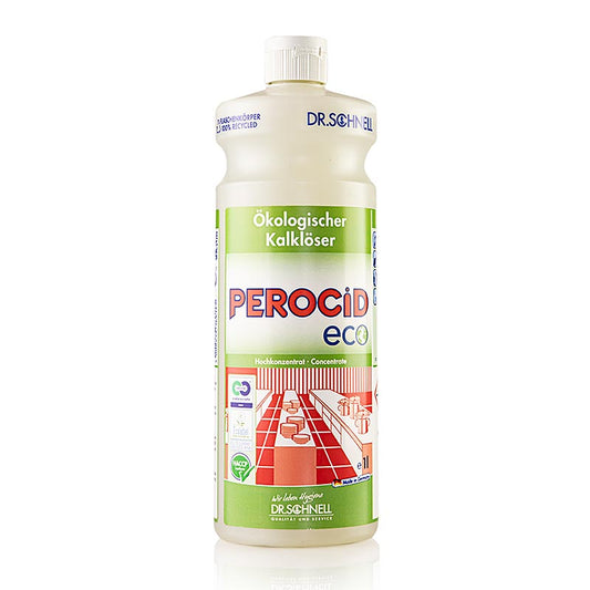 Dr Schnell - Perocid Eco kalkfjerner, økologisk, koncentrat, 1 liter, 1 l