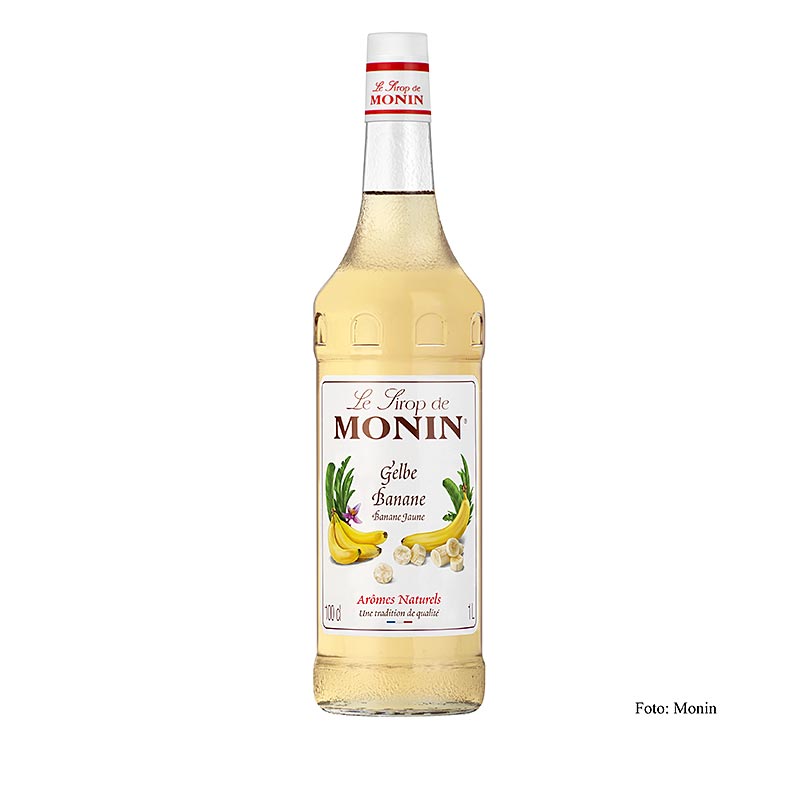 Monin Gul Banansirup 1:8, 1 liter