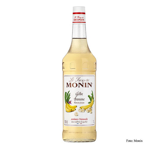 Monin Gul Banansirup 1:8, 1 liter