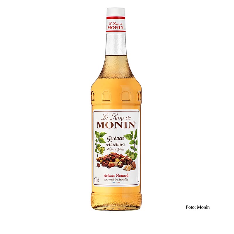 Monin Ristet hasselnøddesirup 1:8, 1 liter