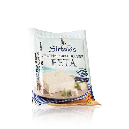 BOB græsk fetaost, fåreost, Sirtakis, 200 g