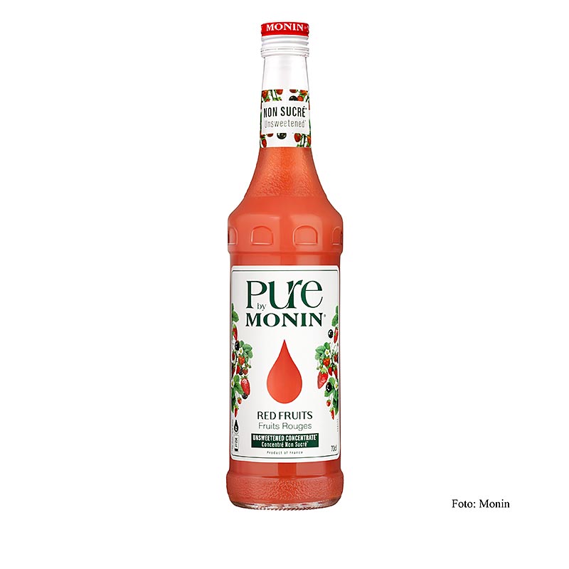 Monin PURE Red Berries usødet, 750 ml