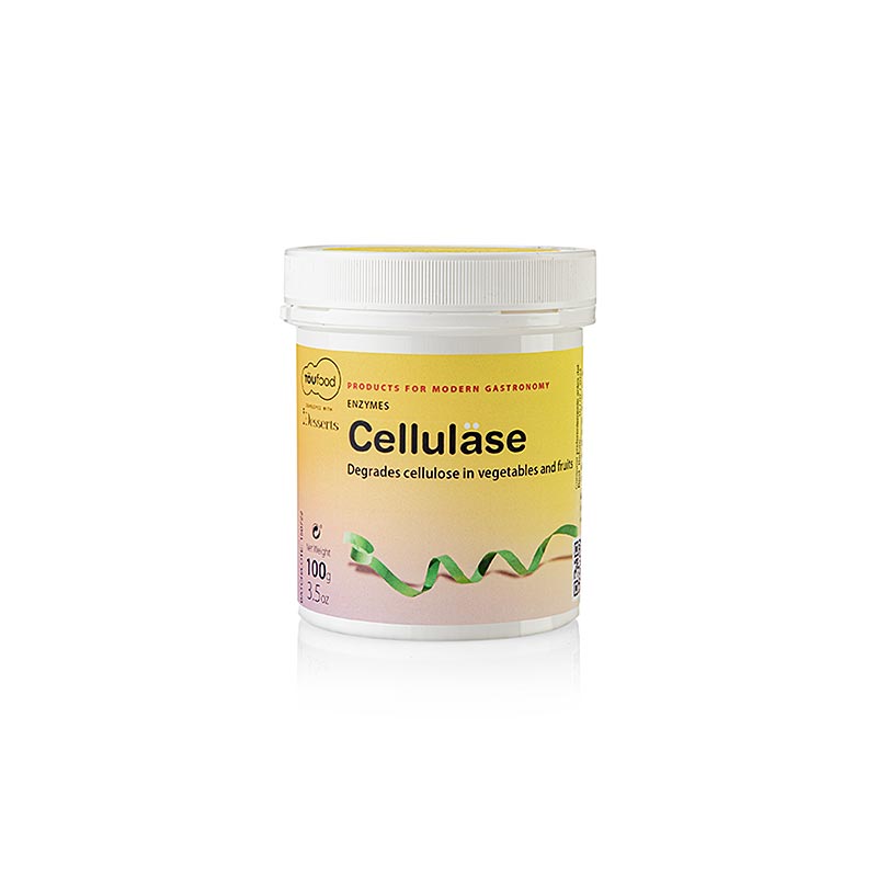 CELLULASE Pulver, celluloseenzym, TÖUFOOD, 100 g