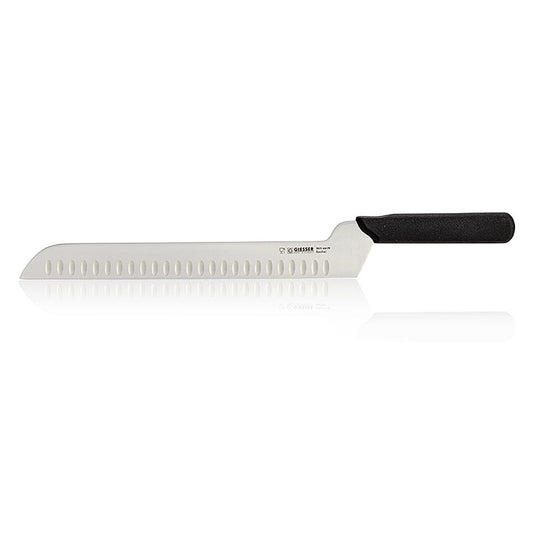 Ostekniv, med faset kant, 29 cm, sort skaft, 1 stk.