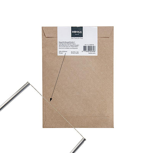 Reservedråd til Roquefort-bue (trådskærekniv/oste-tråd) 14 cm, 10 stk