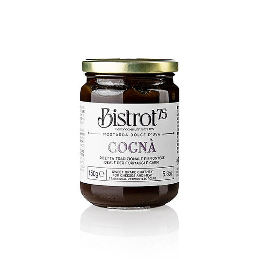 Tartuflanghe  - Bistro 75 - Cognà - Sød druemost-chutney, 150 g