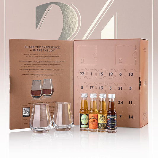 Adventskalender 24 Days of Rum Edition Lys brun (mokka), 480 ml