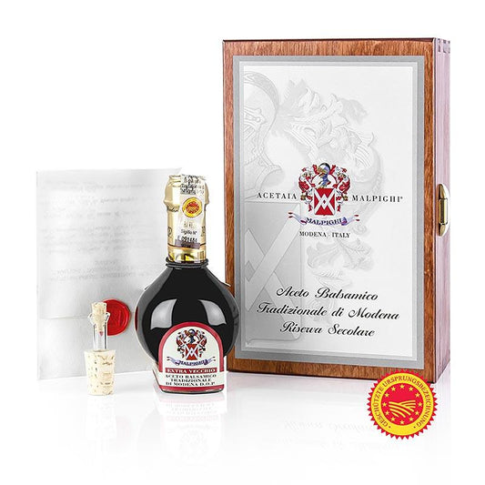 Oil & Vinegar - - Traditionelle balsamicoeddike DOP Riserva Secolare, 100 år, Malpighi, 100 ml Traditionelle balsamicoeddike -
