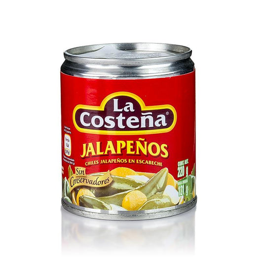 Chili peppers - jalapenos, hele (La Costena), 220 g -
