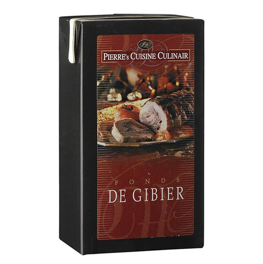 Pierres Cuisine Culinair spil lager - Fond de Gibier, klar til, 1 l - saucer, supper, fonde - fonde og Demi Glace -