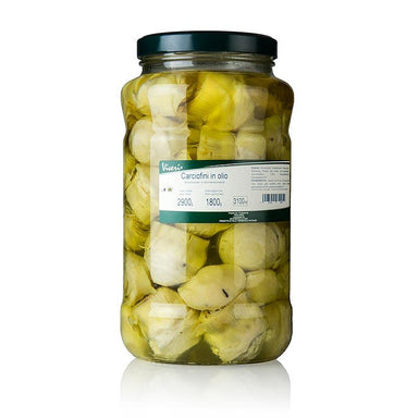 Syltede artiskok hjerter, i solsikkeolie, 2,9 kg - pickles, konserves, antipasti - appetitvækkere Viveri -