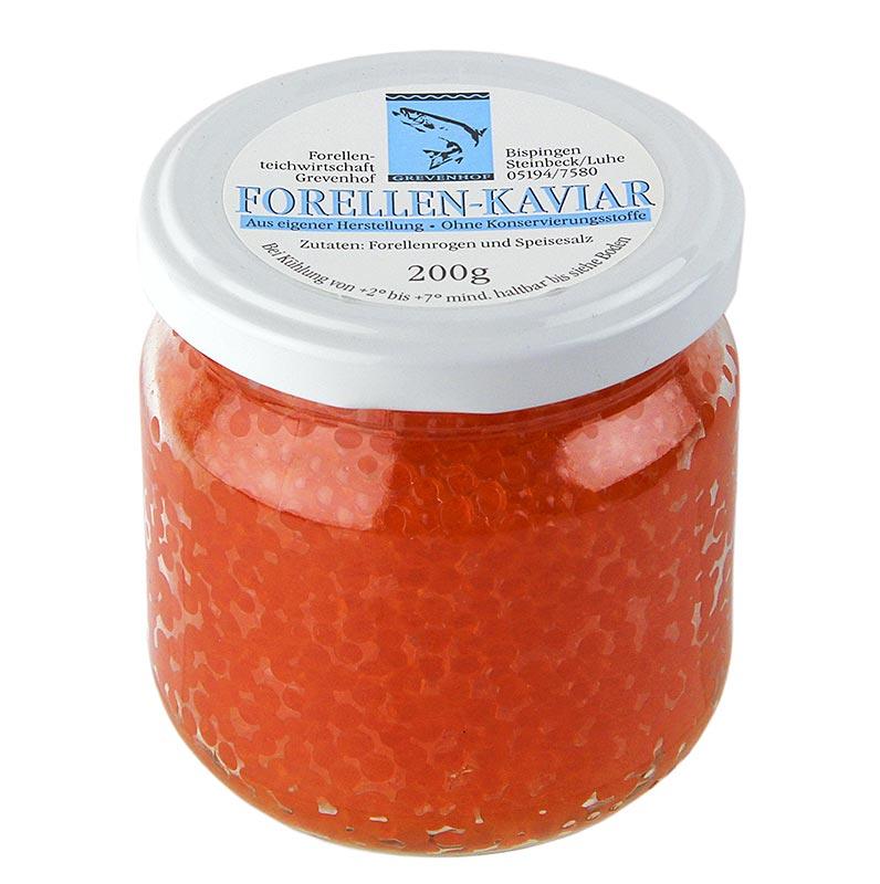 Ørred kaviar, gylden-orange, 200 g - Action-tilbud - Top tilbud til en kort tid -