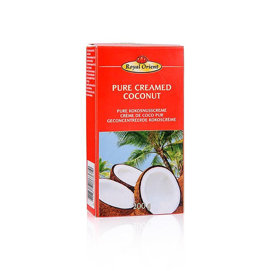 Coconut creme blok 200 g - Asien & Etnisk mad - asiatiske krydderier, aromaer -