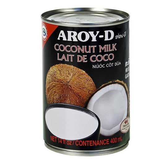 Kokosmælk, Aroy-D, 400 ml - Asien & Etnisk mad - asiatiske krydderier, aromaer -