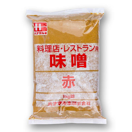 Miso krydderi pasta - Aji Aka miso, mørk, 1 kg - Asien & Etnisk mad - japanske produkter -