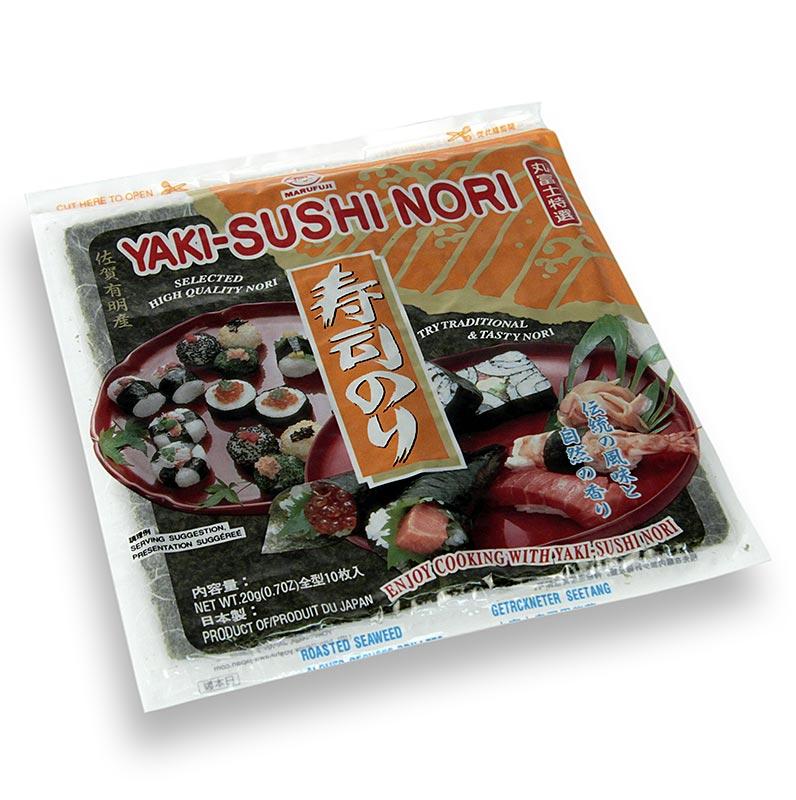 Yakinori hel størrelse, tørret tang, stegt, 20 g - Asien & Etnisk mad - Alt til Sushi -