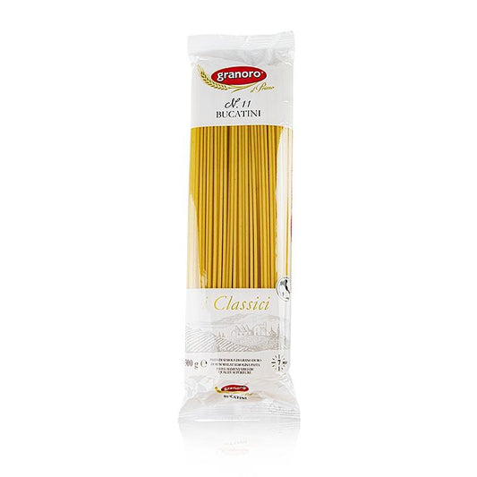 GRANORO bucatini, en lang tynd makaroni, No.11, 500 g - nudler, noodle produkter, friske / tørrede - tørrede nudler -