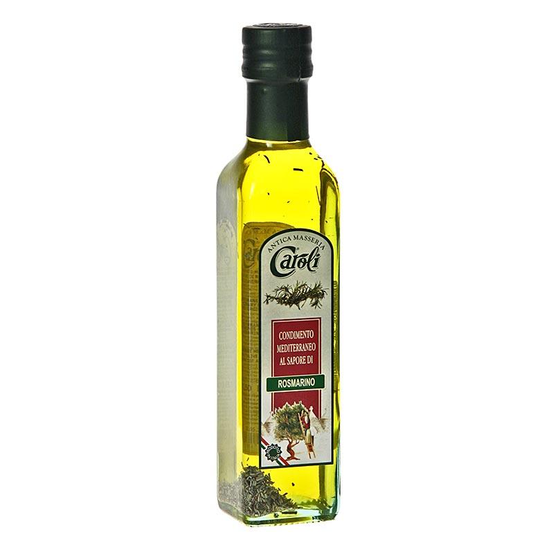 Ekstra jomfru olivenolie, Caroli krydret med rosmarin, 250 ml - Olier - Olivenolie Italien -