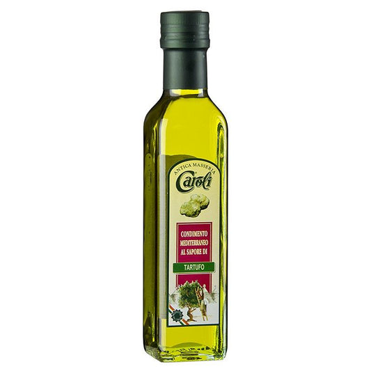 Ekstra jomfru olivenolie, Caroli krydret med hvid trøffel aroma, 250ml - Oil & Vinegar - Olivenolie Italien -