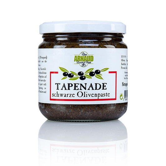 Olivenpasta - tapenade, sort, Arnaud, 400 g - pickles, konserves, antipasti - oliven / oliven pastaer -