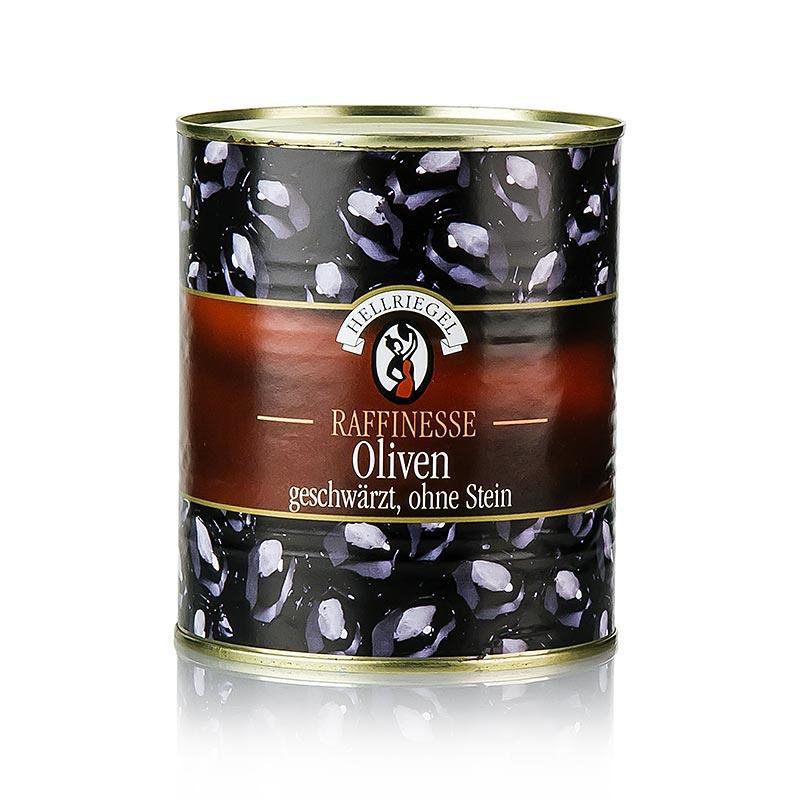Sorte oliven, stenet, sværtede, Sø, 850 g - pickles, konserves, antipasti - oliven / oliven pasta -
