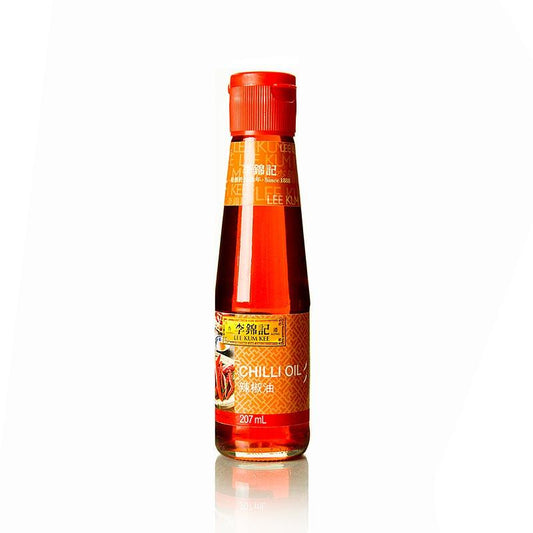 Chili, sojaolie med chili, Lee Kum Kee, 207 ml -