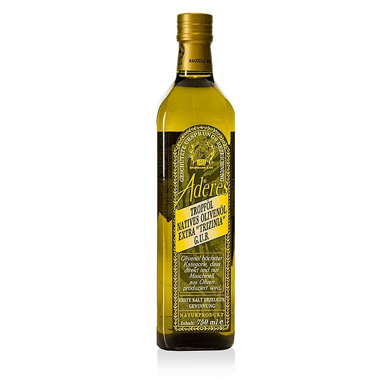 Ekstra jomfru olivenolie, ADERES dryp olie, Peloponnes, 750 ml - Olier - Olivenolie Grækenland -