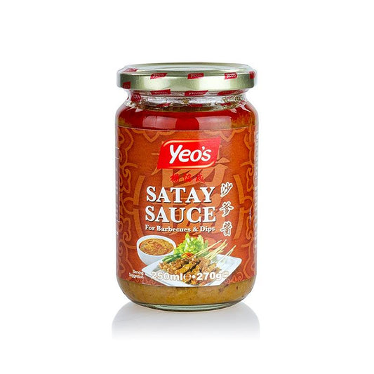 Satay peanut sauce til satay skewers, Yeo er, 250 ml -