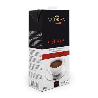 Valrhona varm chokolade "Celaya" Klar, 1 l - overtrækschokolade chokolade forme, chokoladevarer - kakao -