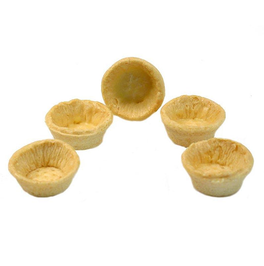 Snack tartlets, ø 4,2 cm, lyse, salt, 990 g, 160 St - konditori, dessert, sirup - tartlets / tærter / Cup -
