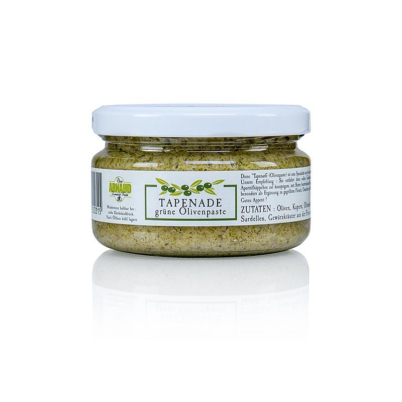 Olivenpasta - tapenade, grøn, Arnaud, 200 g - pickles, konserves, antipasti - oliven / oliven pastaer -