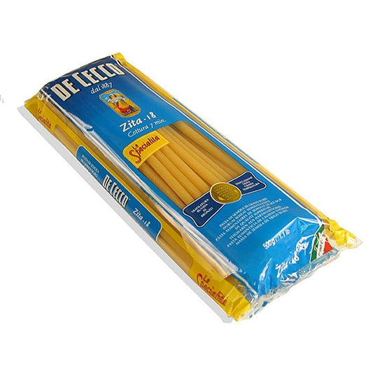 De Cecco Zita, makaroni, 4 (6), mm 24cm lang, No.18 12 kg x 24 500g - pasta, pastaprodukter, friske / tørrede - nudler tørret -