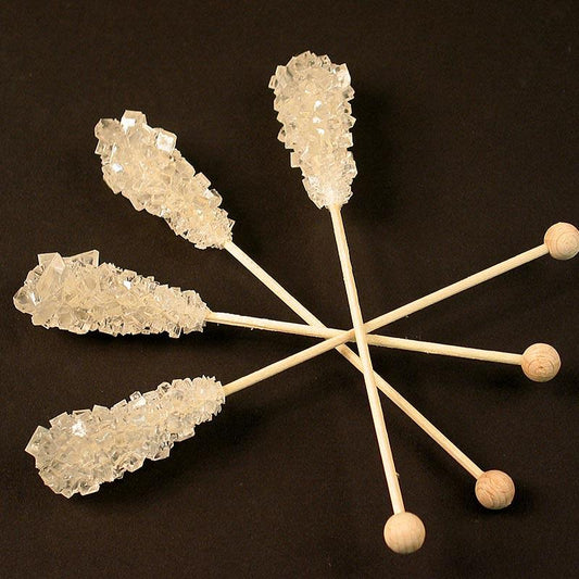 Candy pinde, hvide kg sukkerkrystaller på en stick, 1, 100 St - wienerbrød, desserter, sirupper - sukkerarter og sukkererstatninger -