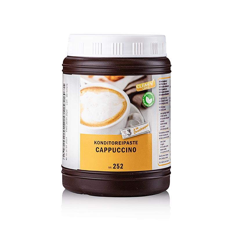 Cappuccino indsætte, tre dobbelt, No.252, 1 kg - konditorvarer, desserter, sirupper - Aroma pastaer og smagsstoffer -