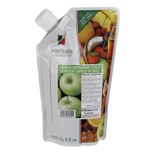 Puré - Green Apple, med sukker, 1 kg -
