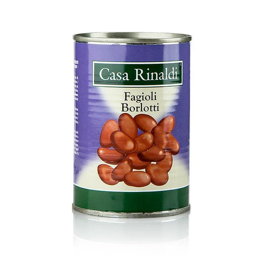 Borlotti bønner - Fagioli borlotti, kogt, 400 g -