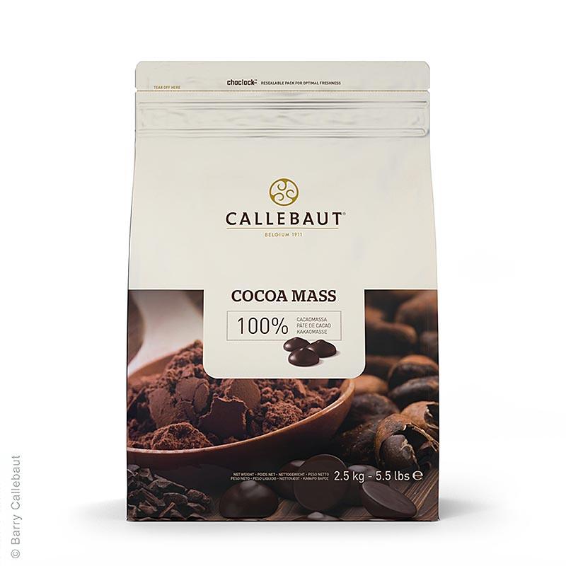 Kakaomasse Extra, callets, 100% kakao, 2,5 kg -