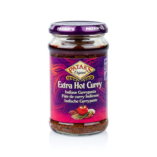 Karry pasta "Extra Hot", rød, skarpe, Patak, 283 g - Asien & Etnisk mad - asiatiske krydderier, aromaer -