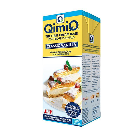QimiQ Classic Vanilla, for den søde køkken, 15% fedt, 1 kg - Molecular Madlavning - QimiQ produkter -