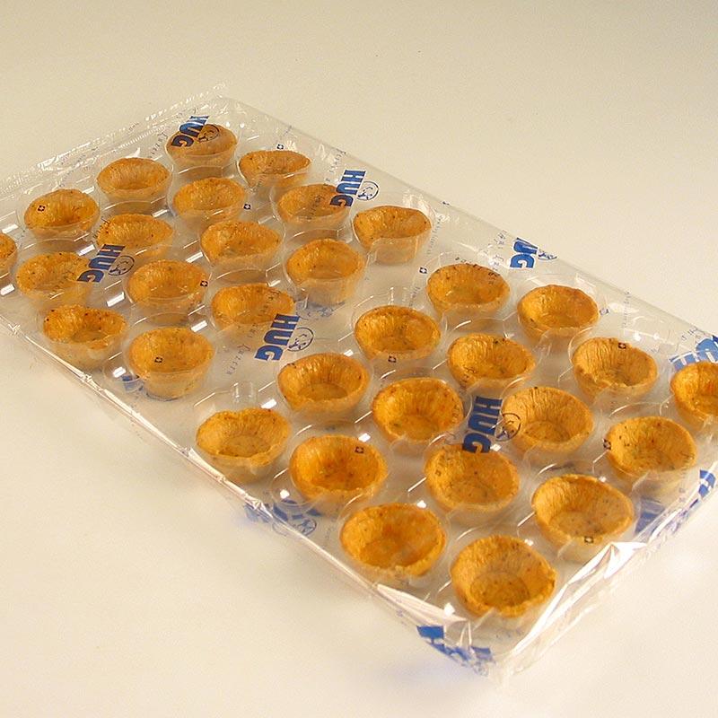 Mini snack tartlets, tomat og basilikum dej, ø 4,2 cm, salt, 1,02 kg 160 St - konditori, dessert, sirup - tartlets / tærter / Cup -