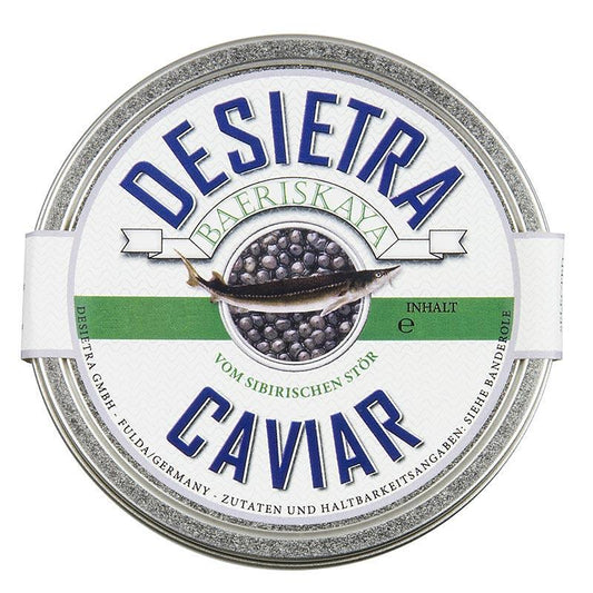 DESIETRA Baeriskaya kaviar (baerii), akvakultur, uden konserveringsmiddel, 50 g - Caviar, østers, fisk og fiskeprodukter - kaviar -